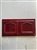 La Nordica Rosa Maiolica Red Ceramic Drawer Tile