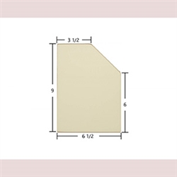 Fisher Insert  Replacement Ceramic Wood Stove Glass
