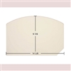 Gibraltar Single Door Archtop Replacement Ceramic Wood Stove Glass