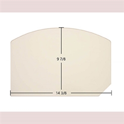Gibraltar Single Door Archtop Replacement Ceramic Wood Stove Glass