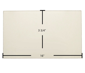 Aurora 7GASDN-ND Replacement Ceramic Wood Stove Glass