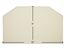Aurora 12 7/8" X 8 7/8" Arched Replacement Ceramic Wood Stove Glass