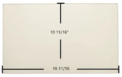 Nashua NFP-2 Replacement Ceramic Wood Stove Glass