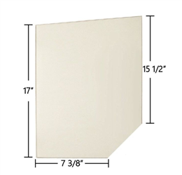 Country Flame FPD 400 Double Door Replacement Ceramic Wood Stove Glass