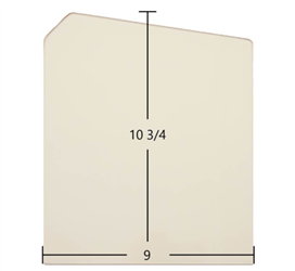 Country Flame B, E1, M Double Door Replacement Ceramic Glass