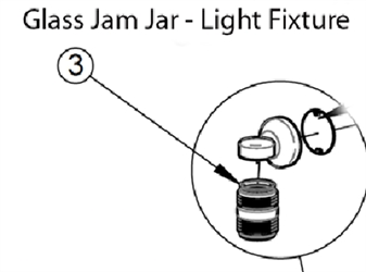 Empyre Cozeburn Boiler 250 Glass Jam Jar Light