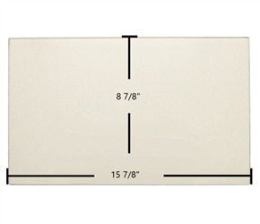 Arrow 24, 20, 2000, 2400C Replacement Ceramic Wood Stove Glass
