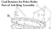 Replacement Coal Retainer for Pelco 1520 Biomass & Coal Boilers.