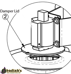 Empyre Cozeburn Boiler Replacement Damper Lid