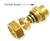 Compression 1/2" x 3/4" Female Sweat Adapter
