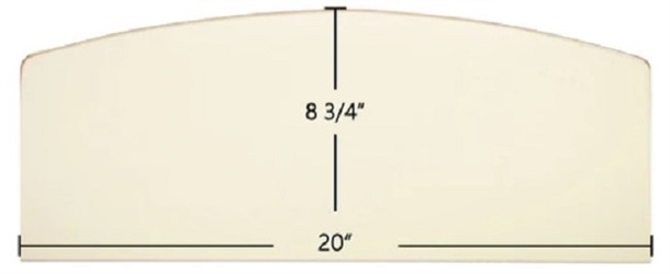 King 2007, 2007B Replacement Ceramic Wood Stove Glass
