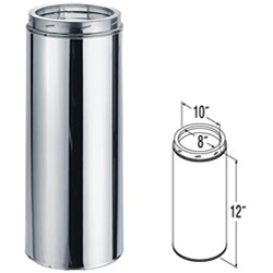 8" Duratech 12" Length Stainless