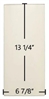 Lopi Yankee Bay Side Replacement Ceramic Wood Stove Glass