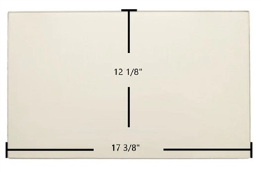Regency 5 x 10 3/8 Replacement Ceramic Wood Stove Glass