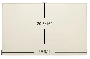 Regency Liberty LRI6E, Horizon HRI6E Replacement Ceramic Wood Stove Glass