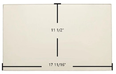 Regency F3500B Replacement Ceramic Wood Stove Glass