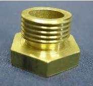 Auger Bushing Top Brass with Threads