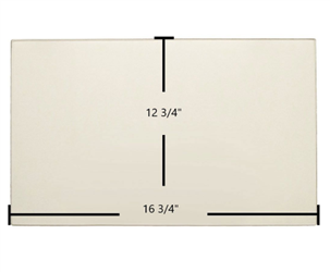 England's Stove Works 15-SSW01, 50-SHsSW01, 50TRSSW01 Replacement Ceramic Wood Stove Glass