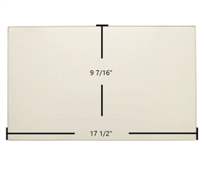 Austroflamm Side Replacement Ceramic Wood Stove Glass