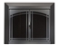 Fairmont Black Fireplace Doors Small