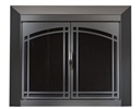 Fairmont Black Fireplace Doors Small