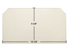Country Performer C210/CA210 (No Notch) Replacement Ceramic Wood Stove Glass