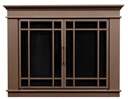 Hamilton Bronze Fireplace Doors Medium