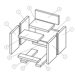 North Cookstove Replacement Firebrick Kit