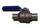 pex 3/4" x 3/4" full body Ball valve