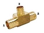 pex tee 1-1/4" x 1-1/4" x 1-1/4"