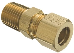 rhinoflex 1-1/4" brass compression x 1-1/4" male npt