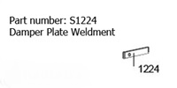 Heartland Oval Damper Plate Weldment