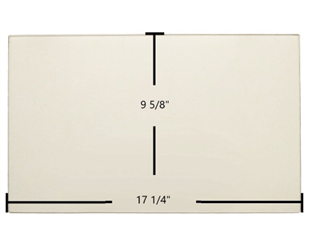 Consolidated Dutchwest Steel 300007, 270007 Replacement Ceramic Wood Stove Glass