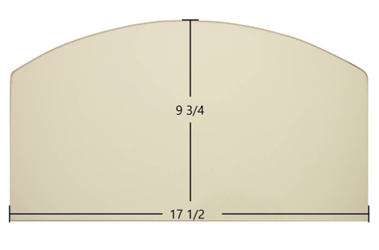 Consolidated Dutchwest Steel 300007, 270007 Replacement Ceramic Wood Stove Glass