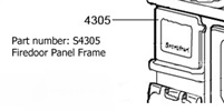 Heartland Firedoor Panel Frame - discontinued