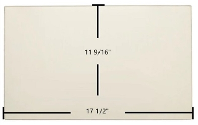 Osburn 1800 Replacement Ceramic Wood Stove Glass