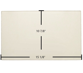 Drolet HeatPro Replacement Ceramic Wood Stove Glass