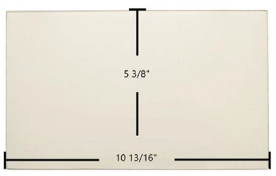 Osburn Hybrid 35MF, 1800 Side Replacement Ceramic Wood Stove Glass