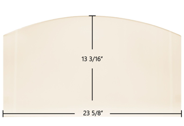 BIS Traditions CE, Montecito Single Door Replacement Ceramic Wood Stove Glass