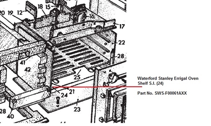 Waterford Stanley Replacement Oven Shelf