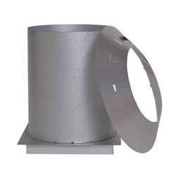 VA-AISEX07 - 7" Ventis Class-A All Fuel Chimney, Galvanized, Attic Insulation 12" Shield Extension
