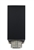 VA-CCSEXT2405 - 5" Ventis Class-A All Fuel Chimney, Painted Black, 24" Tall Extension Long Square Ceiling Support