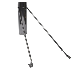 VA-RB1012 - 10"-12" Ventis Class-A All Fuel Chimney, Galvanized, Telescoping Roof Braces, Adjusts 67"-114"