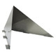 VA-SWLG - Ventis Class-A All Fuel Chimney, Stainless Steel, Steep Snow Wedge, 10/12-12/12 Pitch