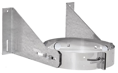 5 inch-8 inch Ventis Class-A Solid Fuel Chimney Galvanized Wall Support