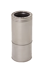 8 inch Telescoping Ventis 316L Class-A Solid Fuel Chimney Pipe