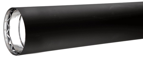 VDB0806 - 8" X 6" Ventis Double-Wall Black Stove Pipe 430 Inner/Satin Coat Steel Outer   