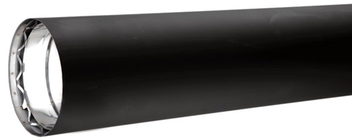 VDB0812 - 8" X 12" Ventis Double-Wall Black Stove Pipe 430 Inner/Satin Coat Steel Outer   