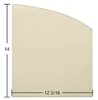 BIS Double Door Replacement Ceramic Wood Stove Glass