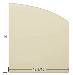 BIS Double Door Replacement Ceramic Wood Stove Glass